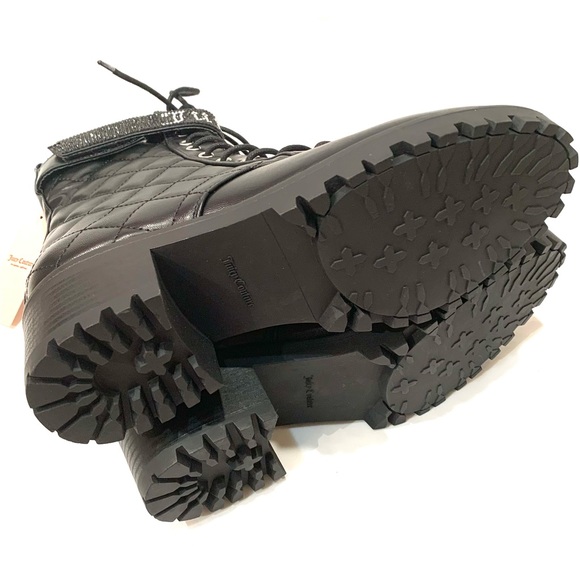 SOLD!! ✌️👋Juicy Couture “Opal” Quilted Combat Boots - Picture 4 of 4